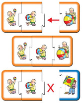 Frank Small Medium Large - Early Learner 10 Self-correcting 3-Piece Puzzles
